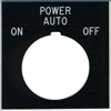 power on off control label